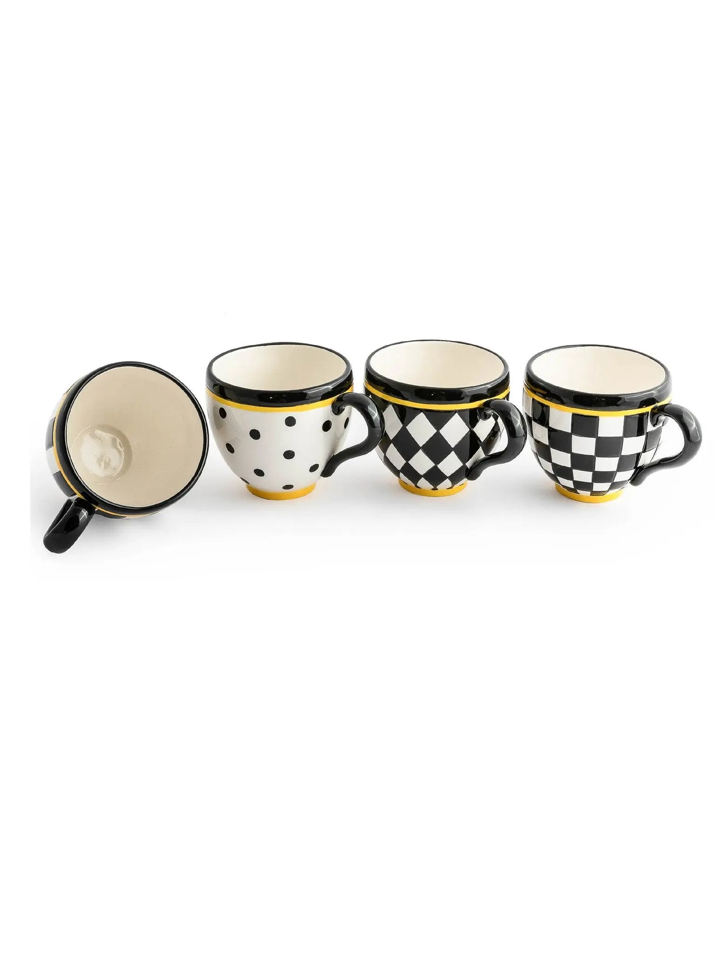 Courtly Mugs Set of 4