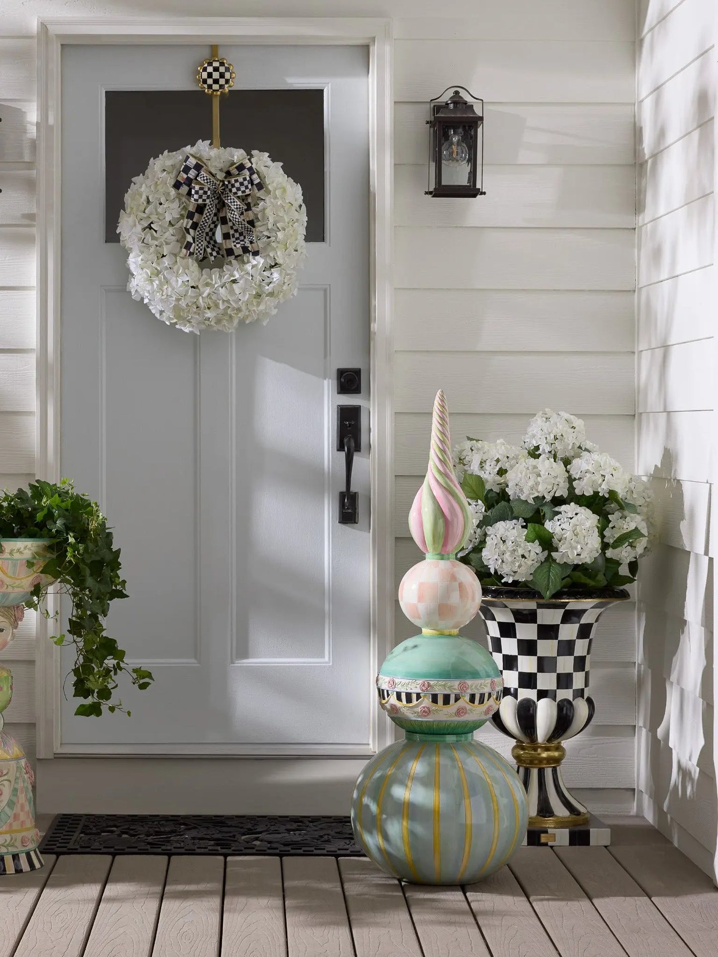 Rosy Meadow Trophy Topiary