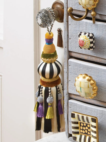 Black & White Bibelot Tassel