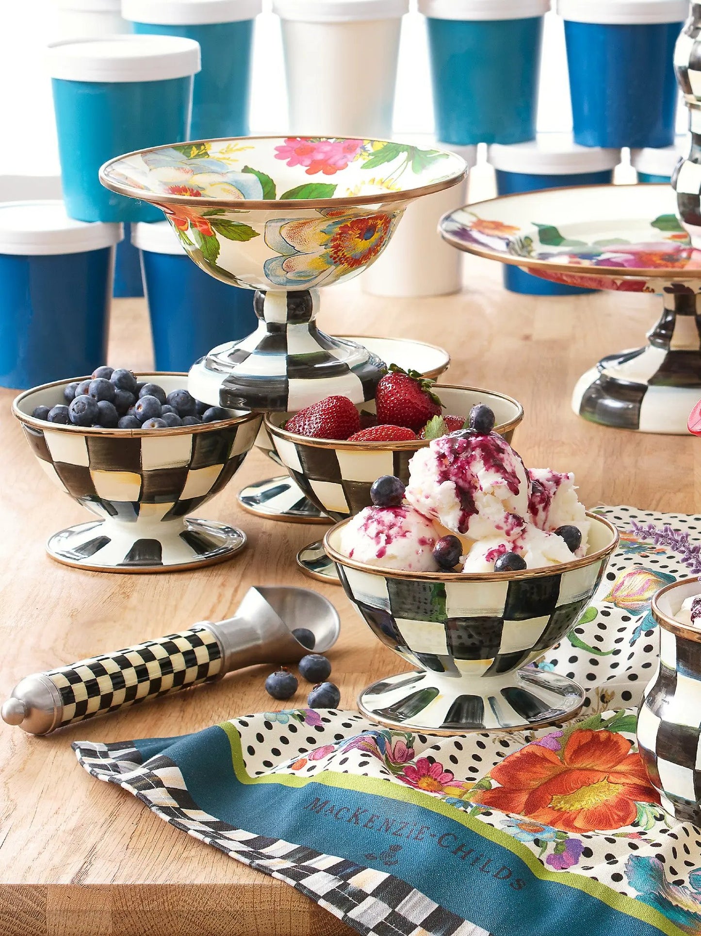 Courtly Check Supper Club Ice Cream Scoop