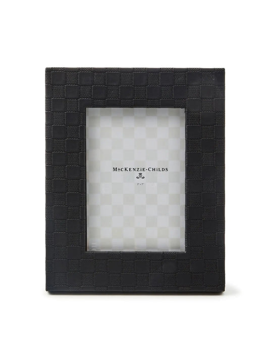 Black Faux Leather 5” X 7" Frame