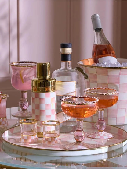 Rosy Check Shot Glass