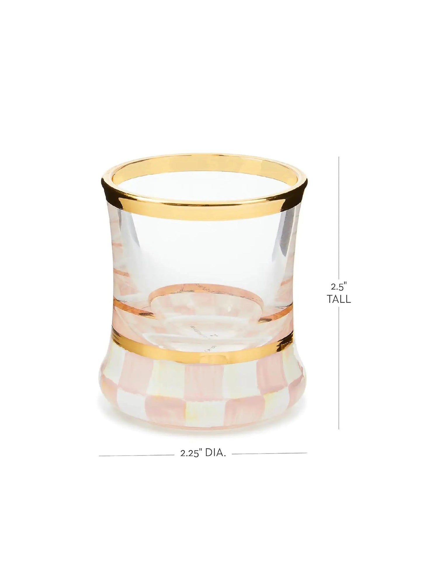 Rosy Check Shot Glass