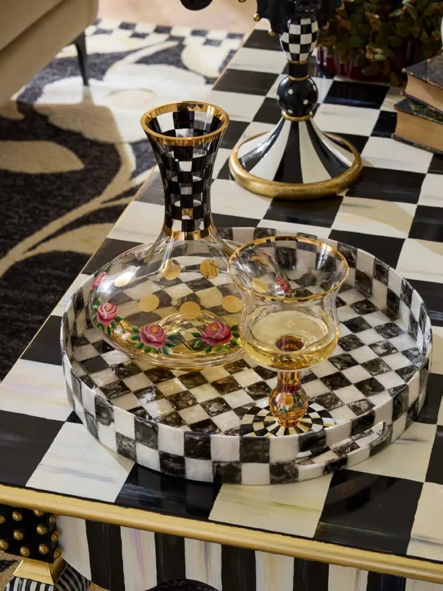 Carnival Black Wine Decanter