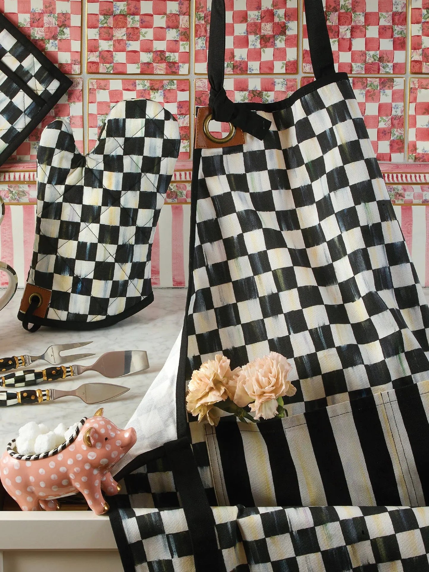 Courtly Check Bistro Apron