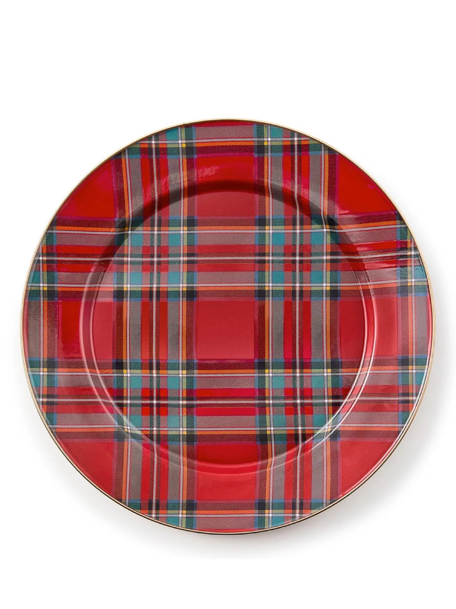 Tartastic Enamel Charger Red