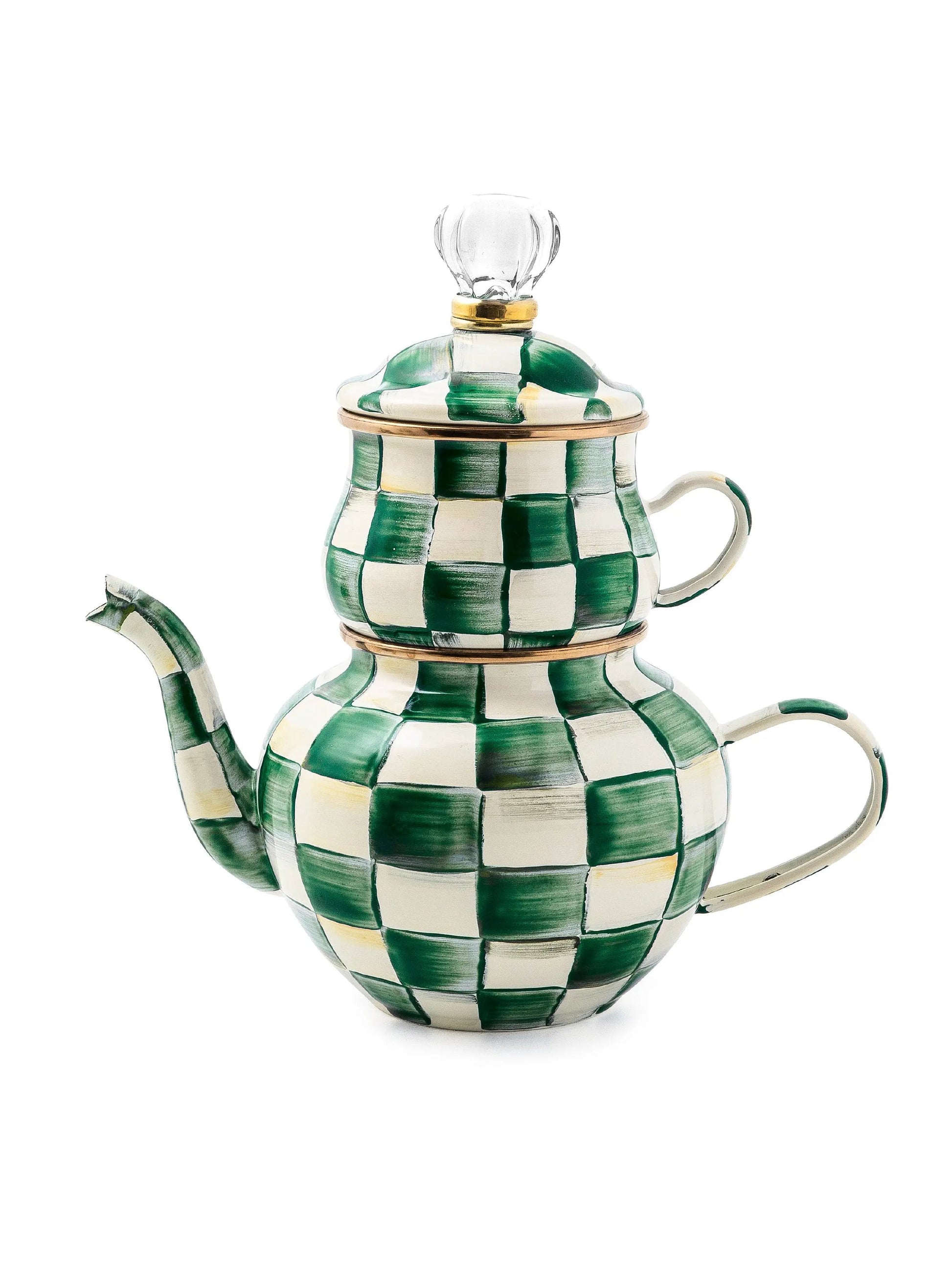 Emerald Check High Tea