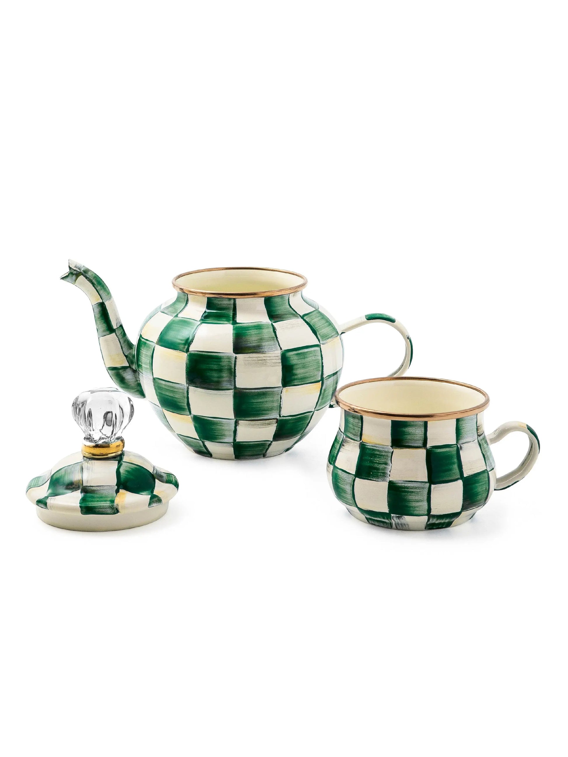 Emerald Check High Tea