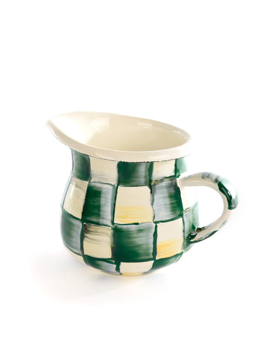 Emerald Check Little Creamer