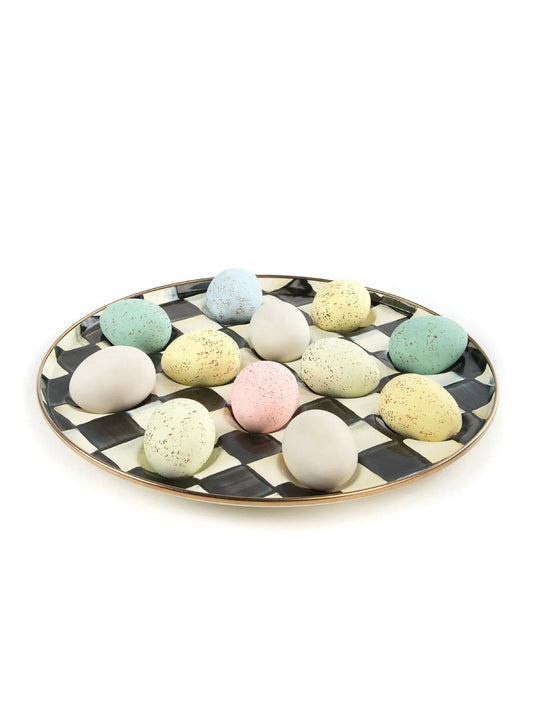 Courtly Check Egg Plate