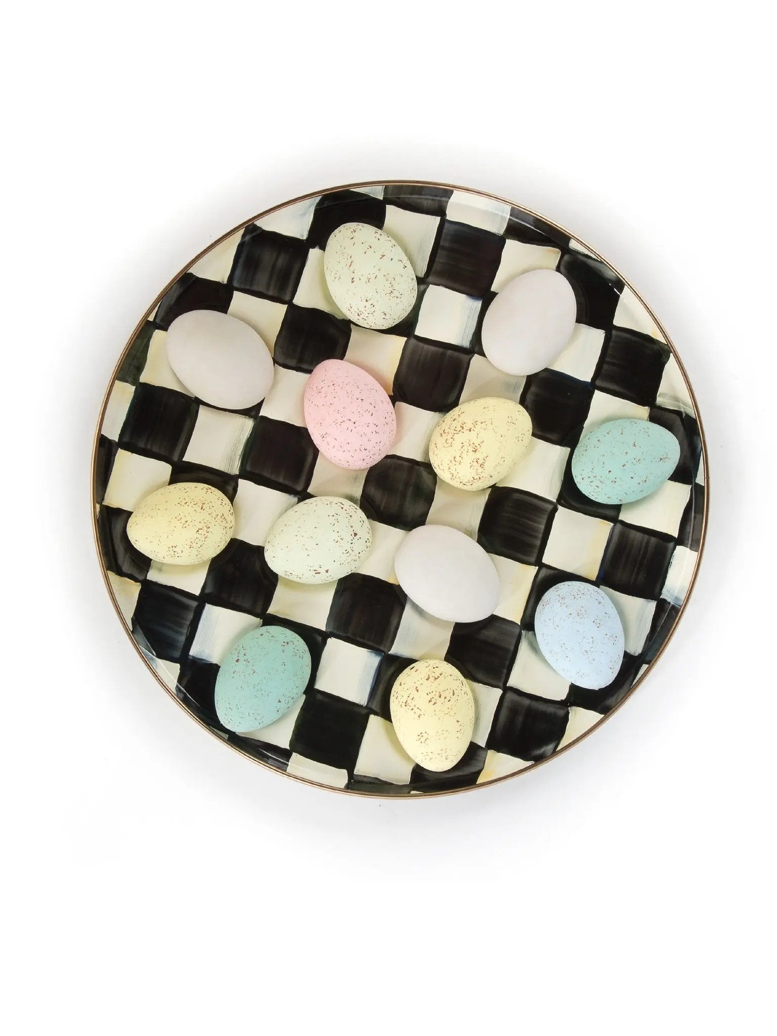 Courtly Check Egg Plate