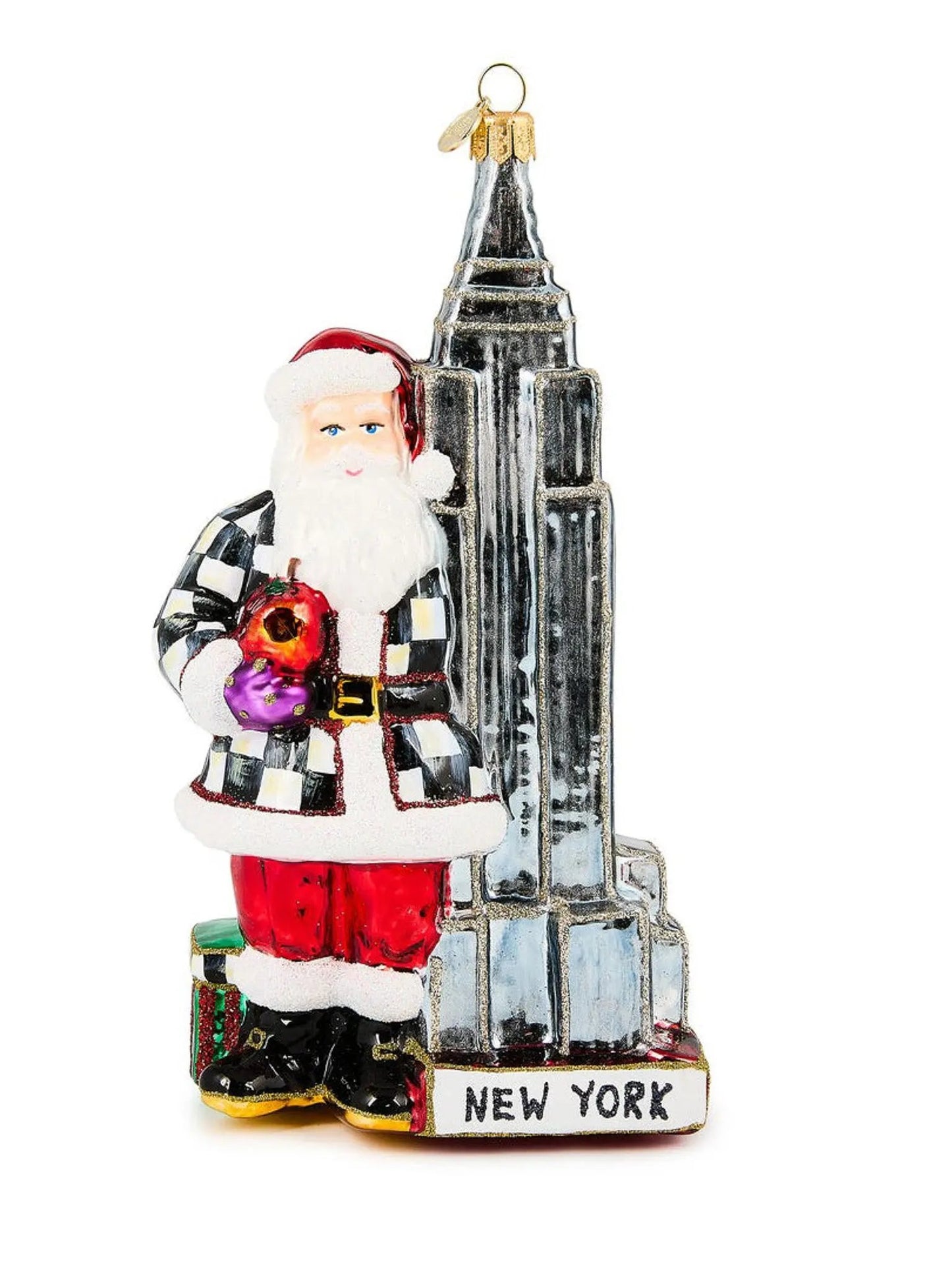 Empire State Building Glass Ornament