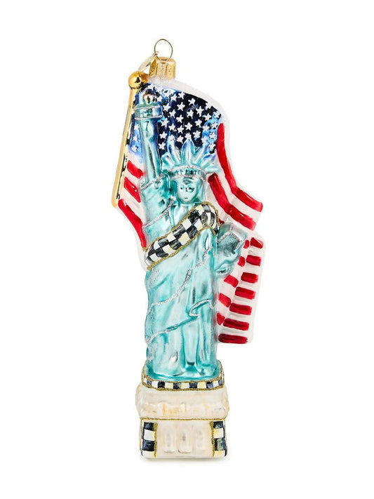 Statue of Liberty Glass Ornament