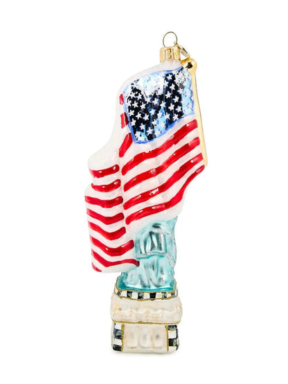 Statue of Liberty Glass Ornament