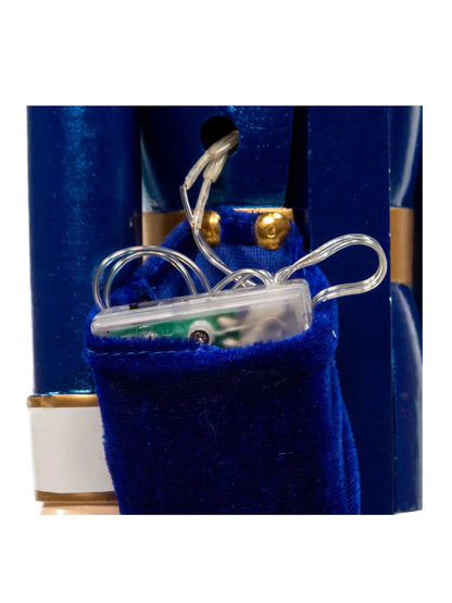 24-Inch Light-up Nutcracker King With Gemstones | Large Led Holiday Figure