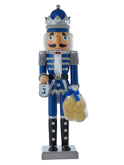 15-Inch Hanukkah Nutcracker With Dreidel | Festival of Lights Decor