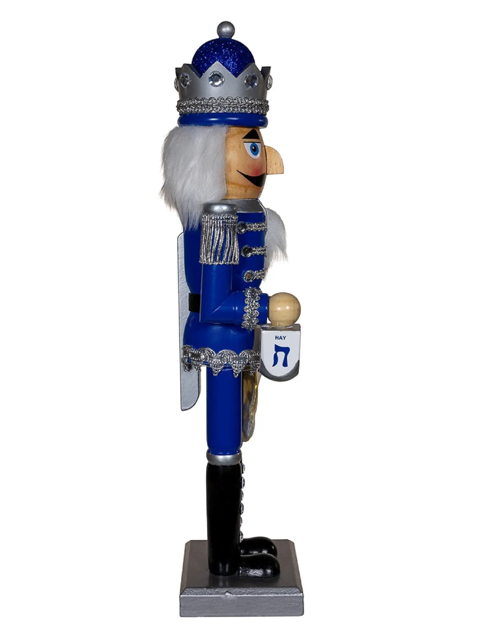 15-Inch Hanukkah Nutcracker With Dreidel | Festival of Lights Decor