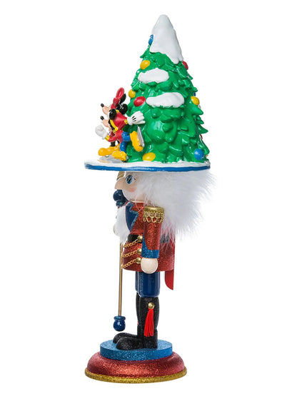 15.25-Inch Disney Mickey & Minnie Ice Skating Nutcracker