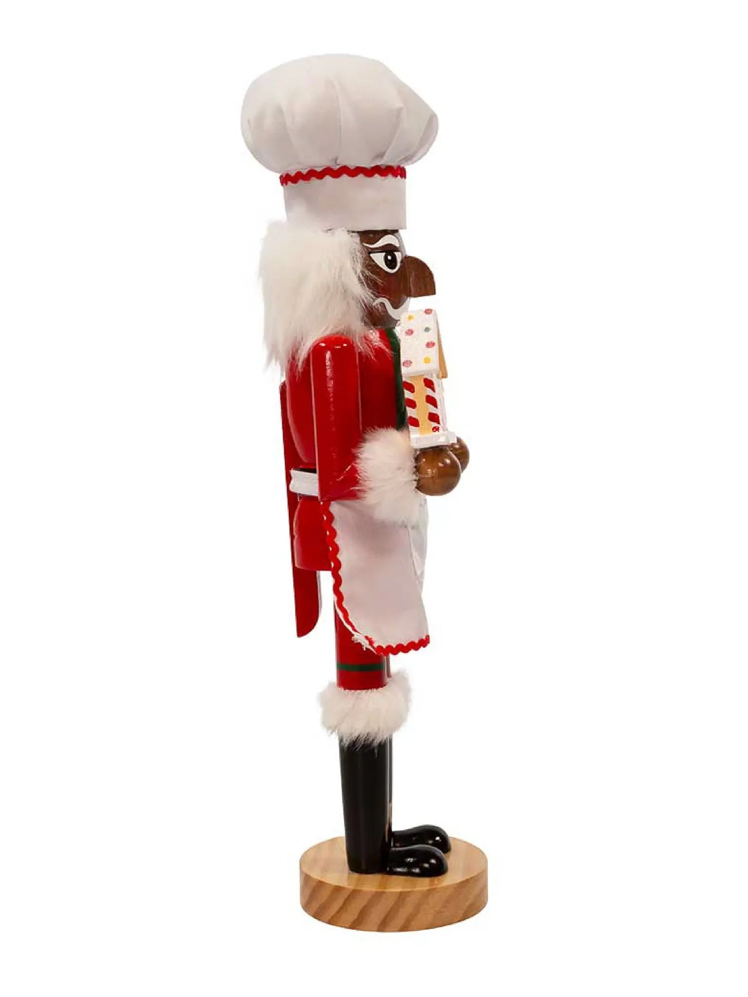 15" African American Gingerbread Chef Nutcracker