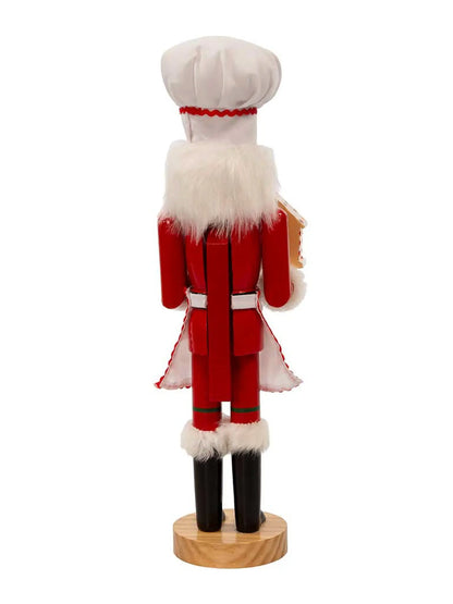 15" African American Gingerbread Chef Nutcracker