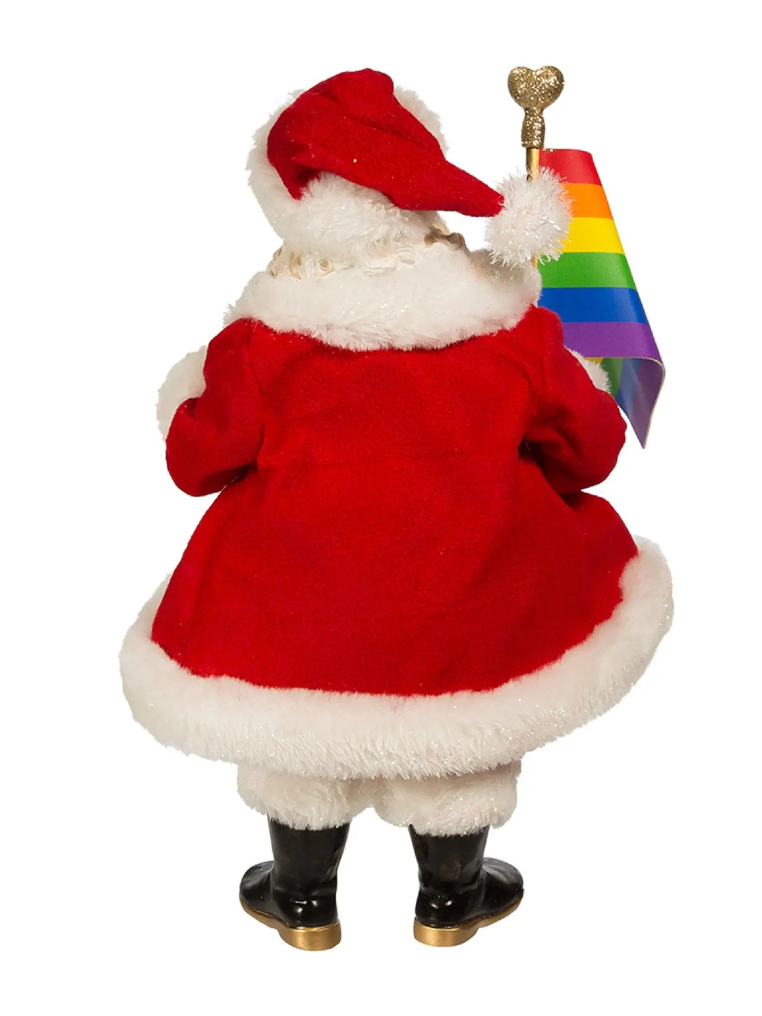 10-Inchpride Santa With "Love Is Love" Shirt | LGBTQ+ Holiday Decor