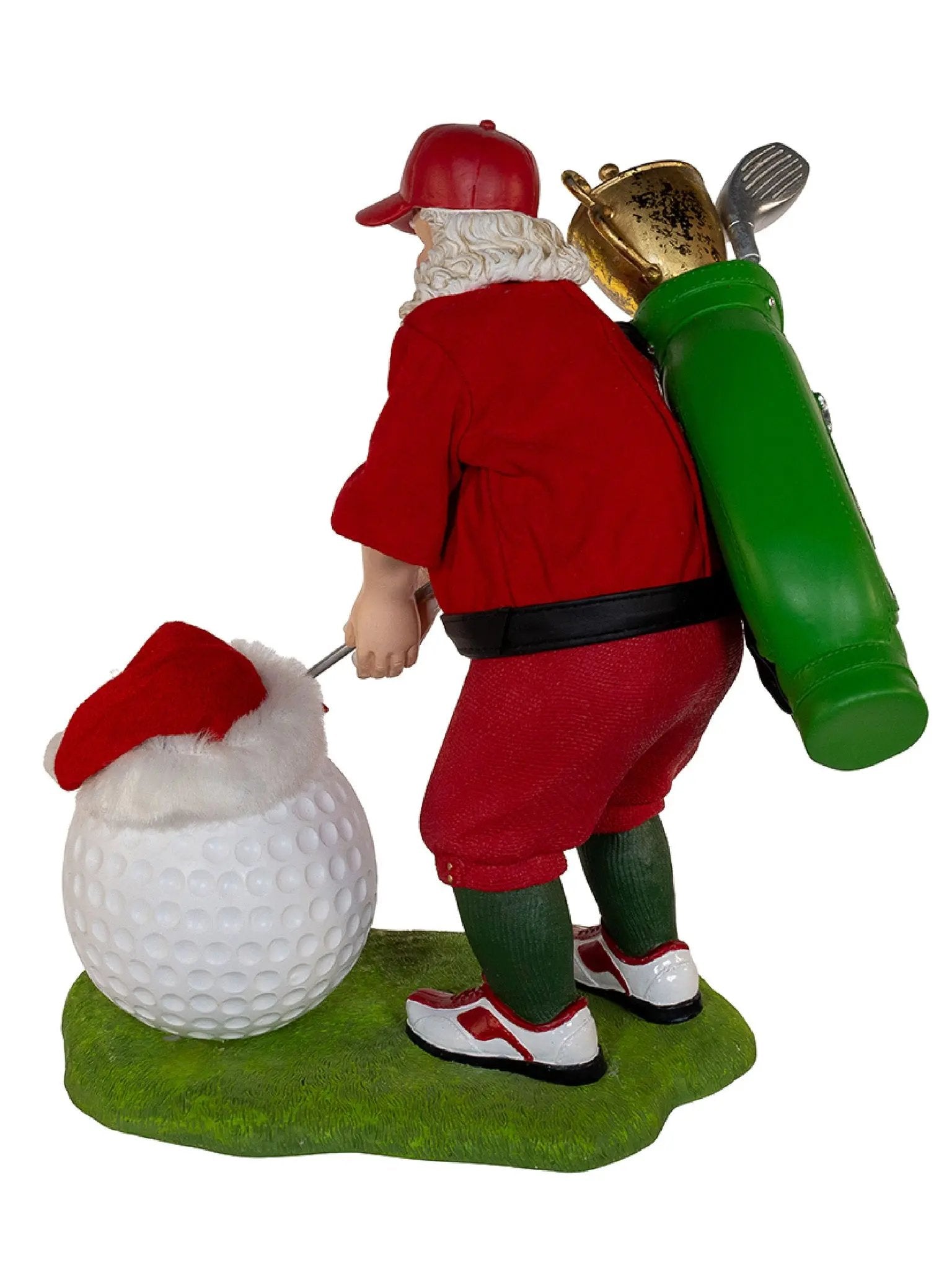 11-Inch Golfer Santa Figurine | Funny Golf Lover Gift