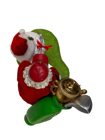 11-Inch Golfer Santa Figurine | Funny Golf Lover Gift