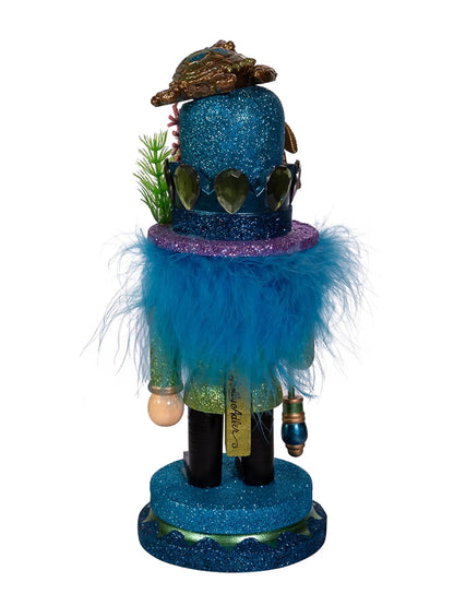 11" Coastal Fisherman Nutcracker With Sea Turtle & Starfish