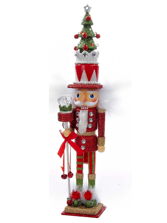 15" Nutcracker With Christmas Tree Hat