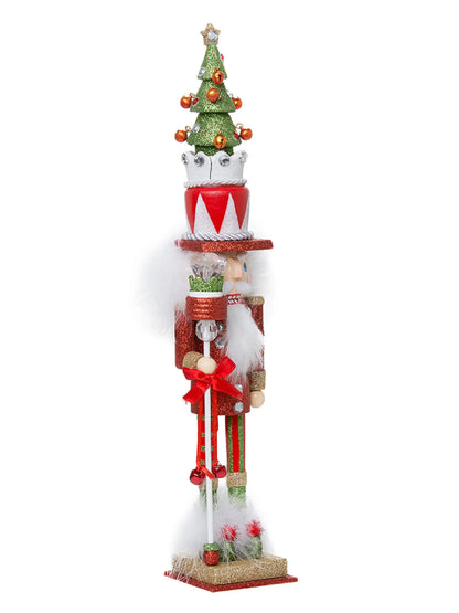 15" Nutcracker With Christmas Tree Hat