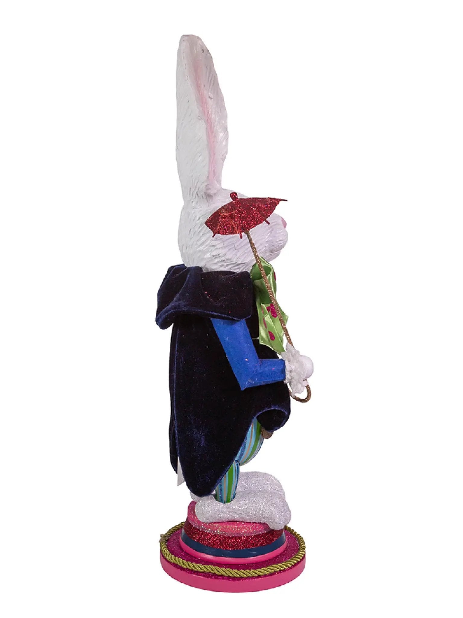 18-Inch Mad Hatter & White Rabbit Nutcracker | Alice in Wonderland Decor