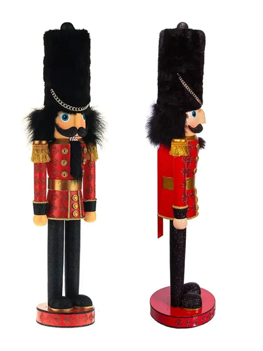 3-Foot Royal Soldier Nutcracker | Life-size Hollywood Holiday Decor