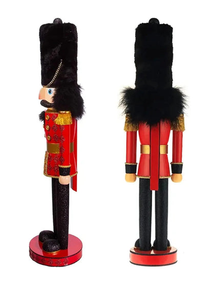 3-Foot Royal Soldier Nutcracker | Life-size Hollywood Holiday Decor
