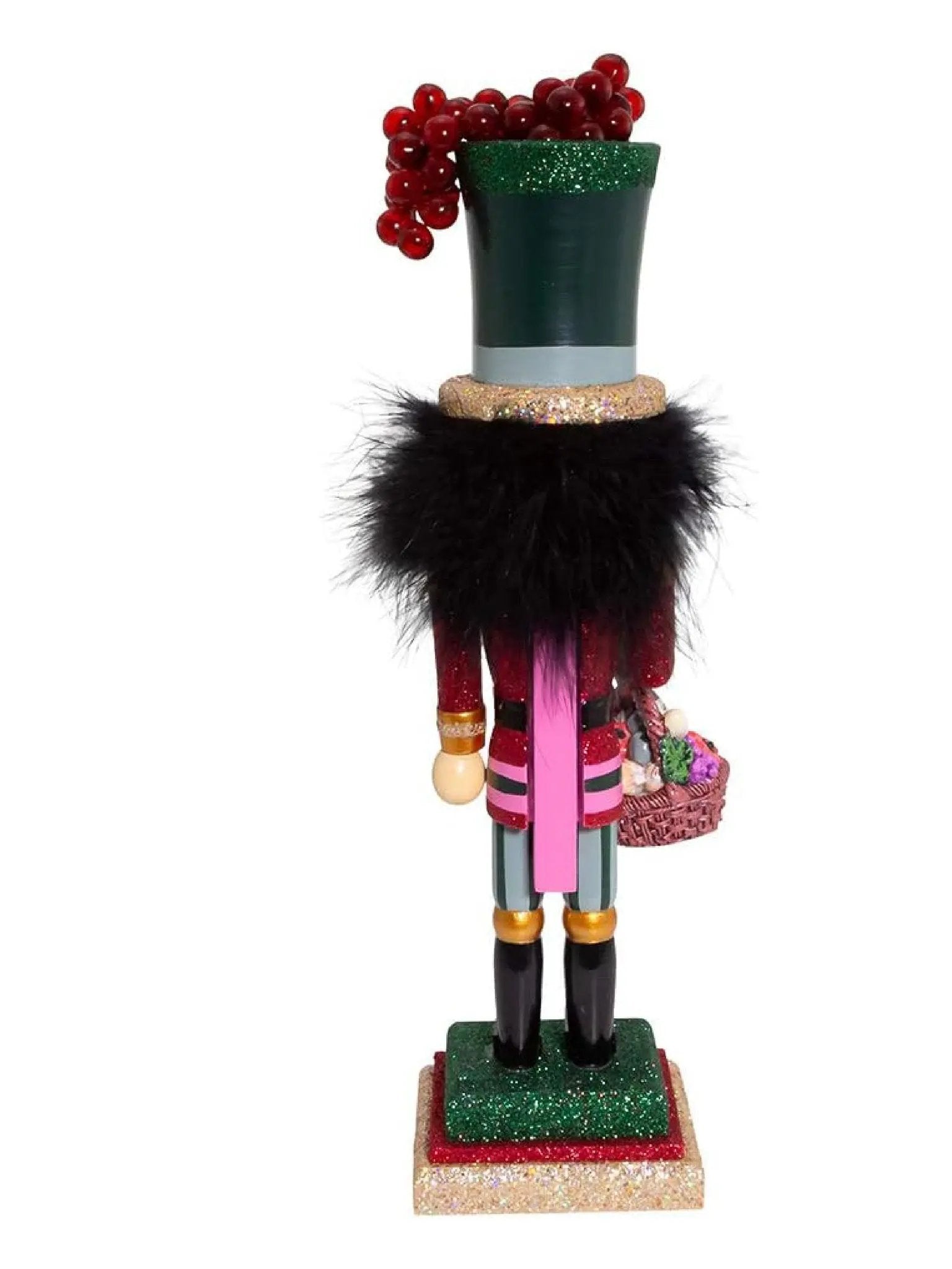 Wine & Grapes Sommelier Nutcracker | 14-Inch Wooden Hollywood Figurine