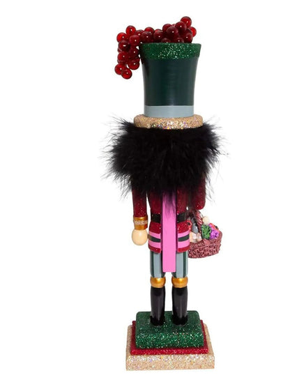 Wine & Grapes Sommelier Nutcracker | 14-Inch Wooden Hollywood Figurine