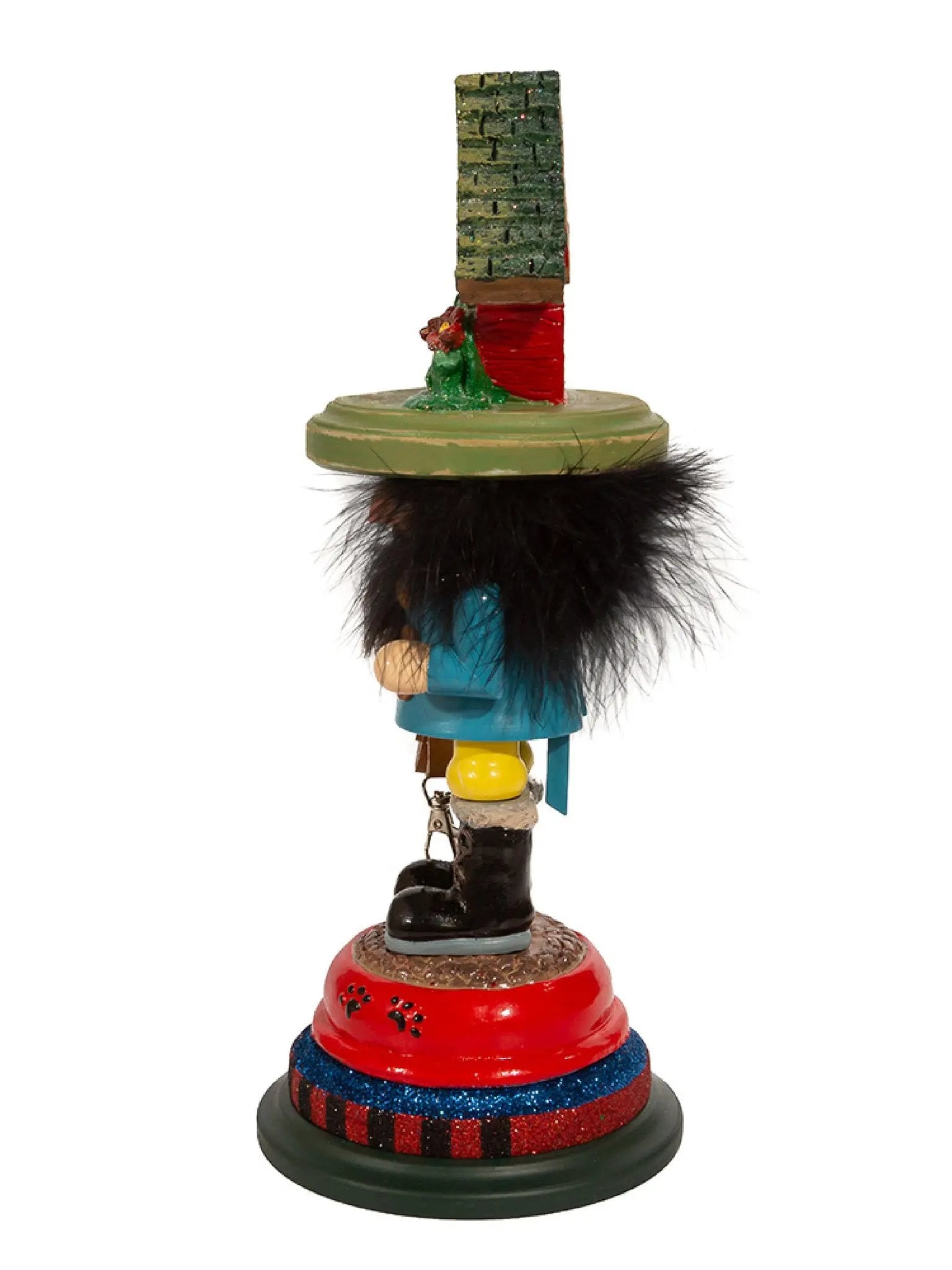 14-Inch Dog House Hat Nutcracker | Pet Lover Hollywood Collection