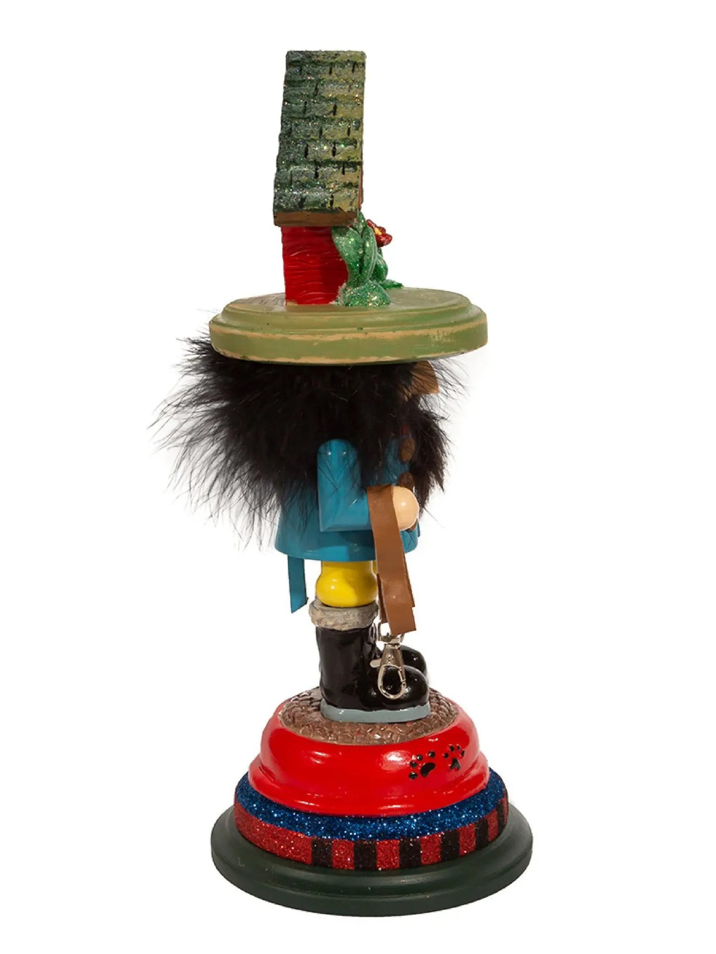 14-Inch Dog House Hat Nutcracker | Pet Lover Hollywood Collection