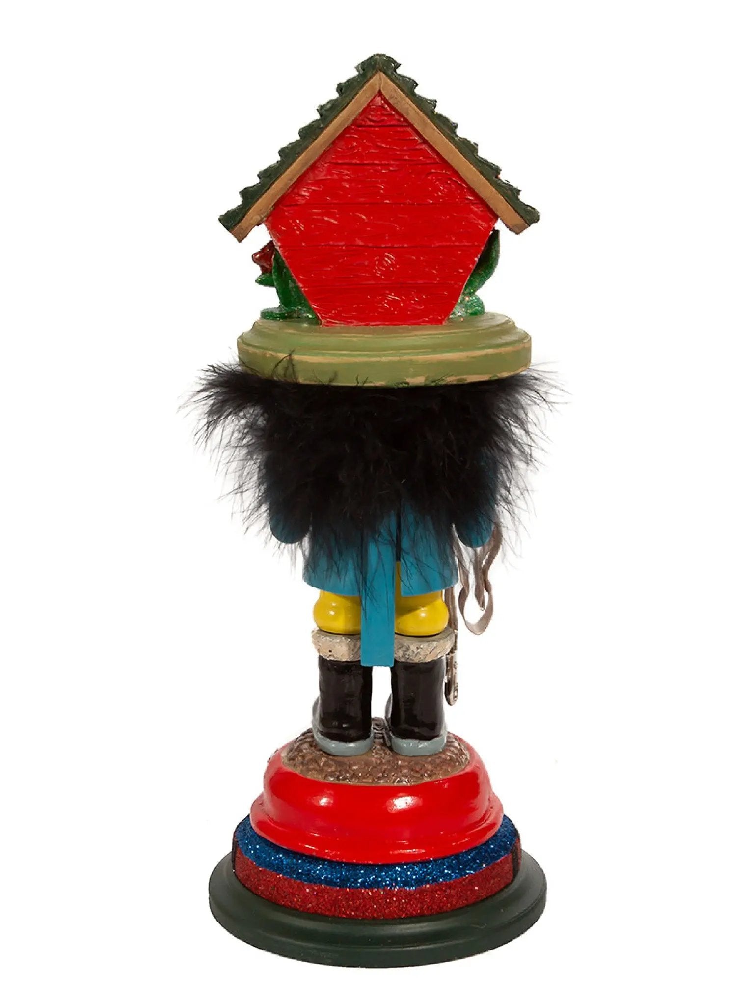 14-Inch Dog House Hat Nutcracker | Pet Lover Hollywood Collection