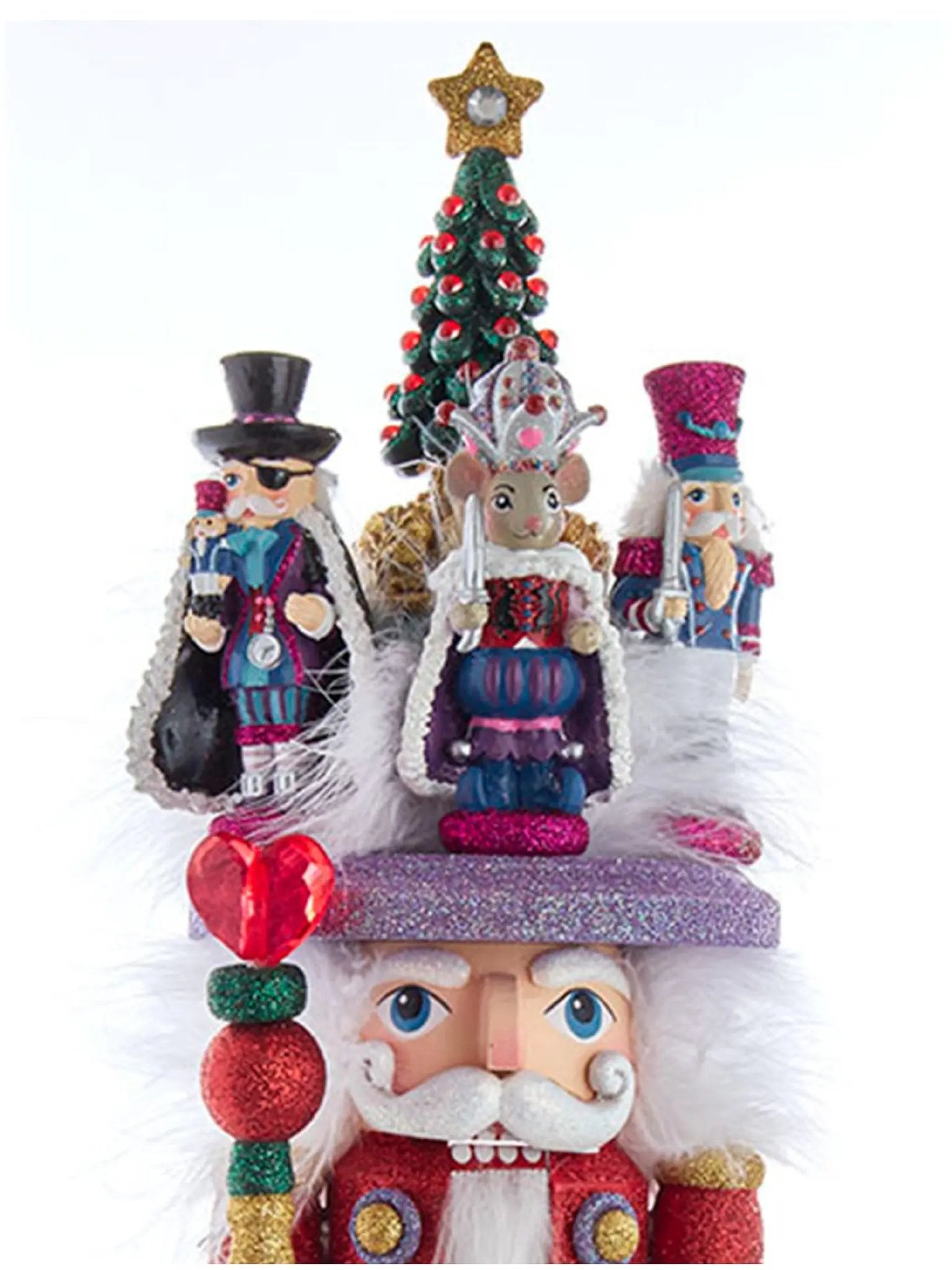 18-Inch Nutcracker Suite Ballet Figurine With Clara | Christmas Decor
