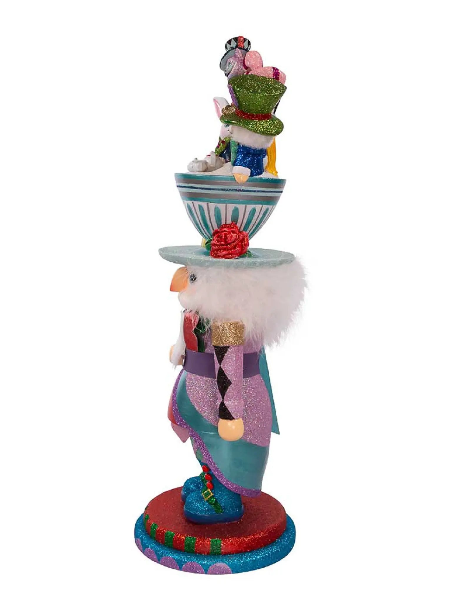 24" Alice Teacup Party Hat Nutcracker