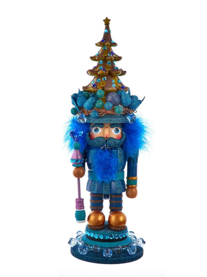18” Hollywood Blue With Tree Nutcracker