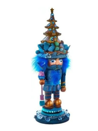 18” Hollywood Blue With Tree Nutcracker