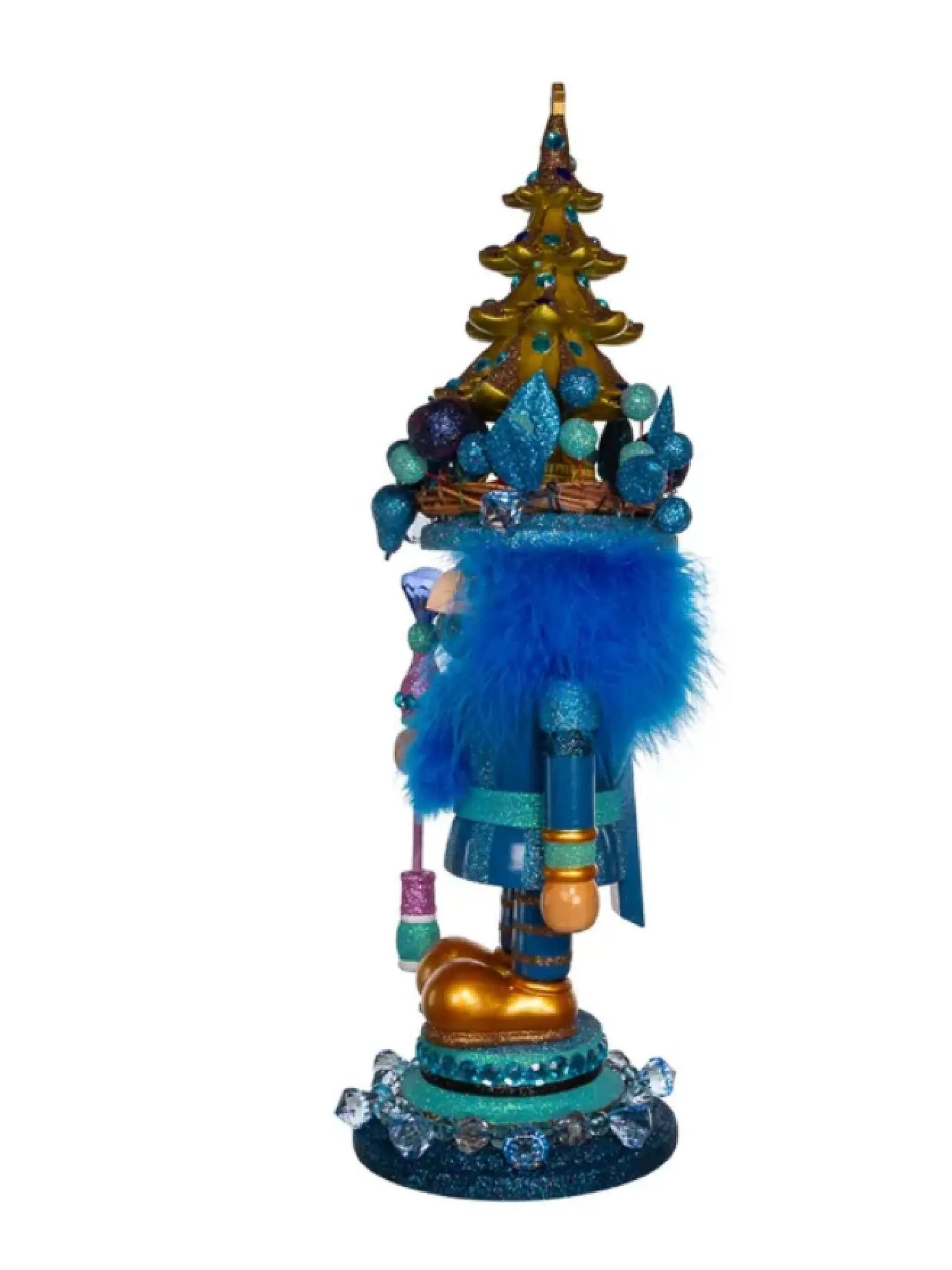 18” Hollywood Blue With Tree Nutcracker