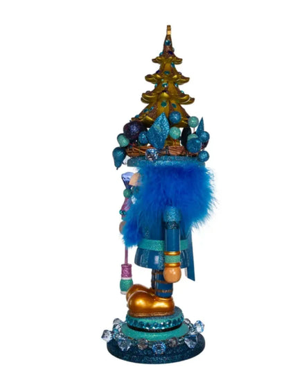 18” Hollywood Blue With Tree Nutcracker