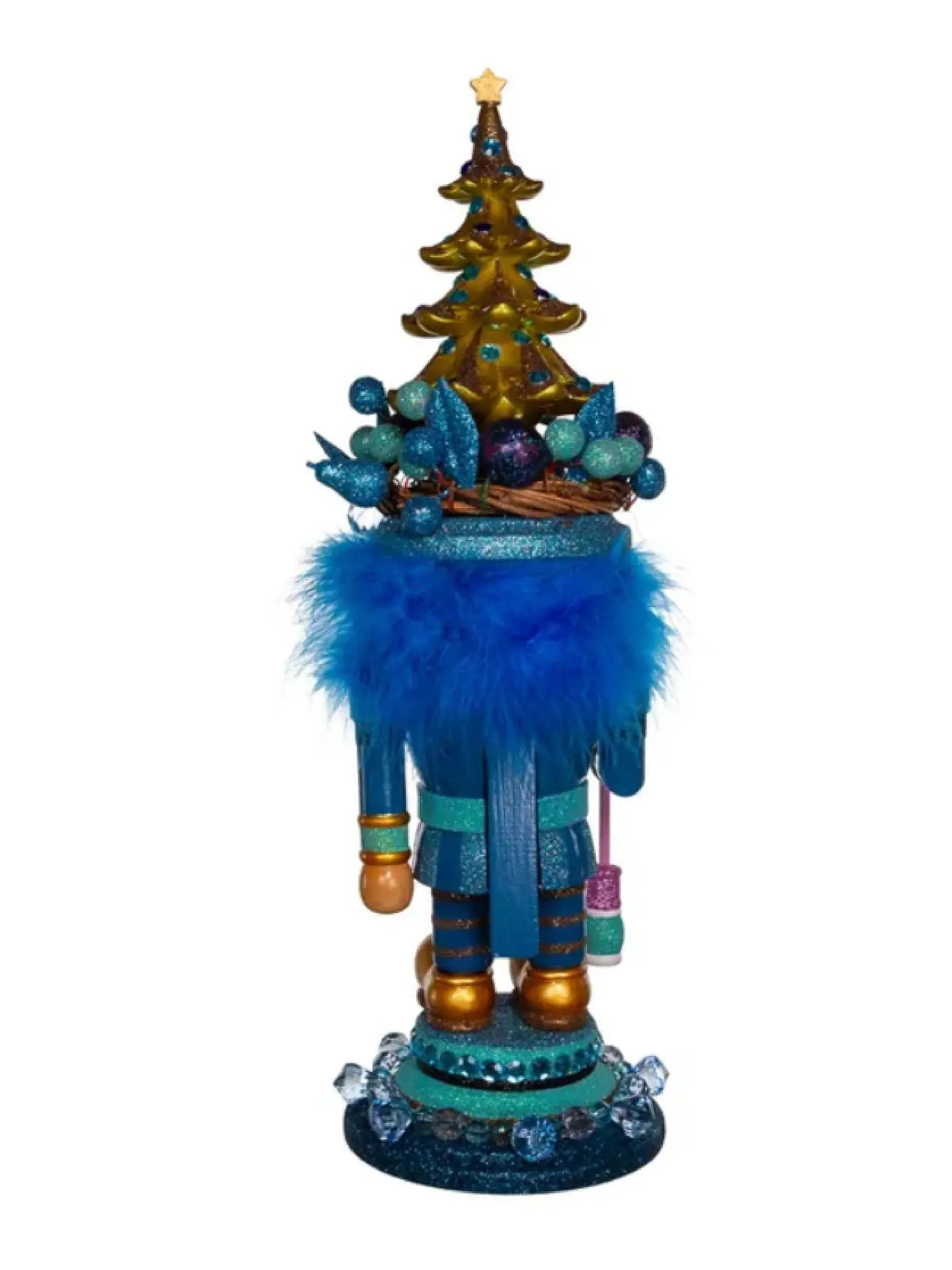 18” Hollywood Blue With Tree Nutcracker