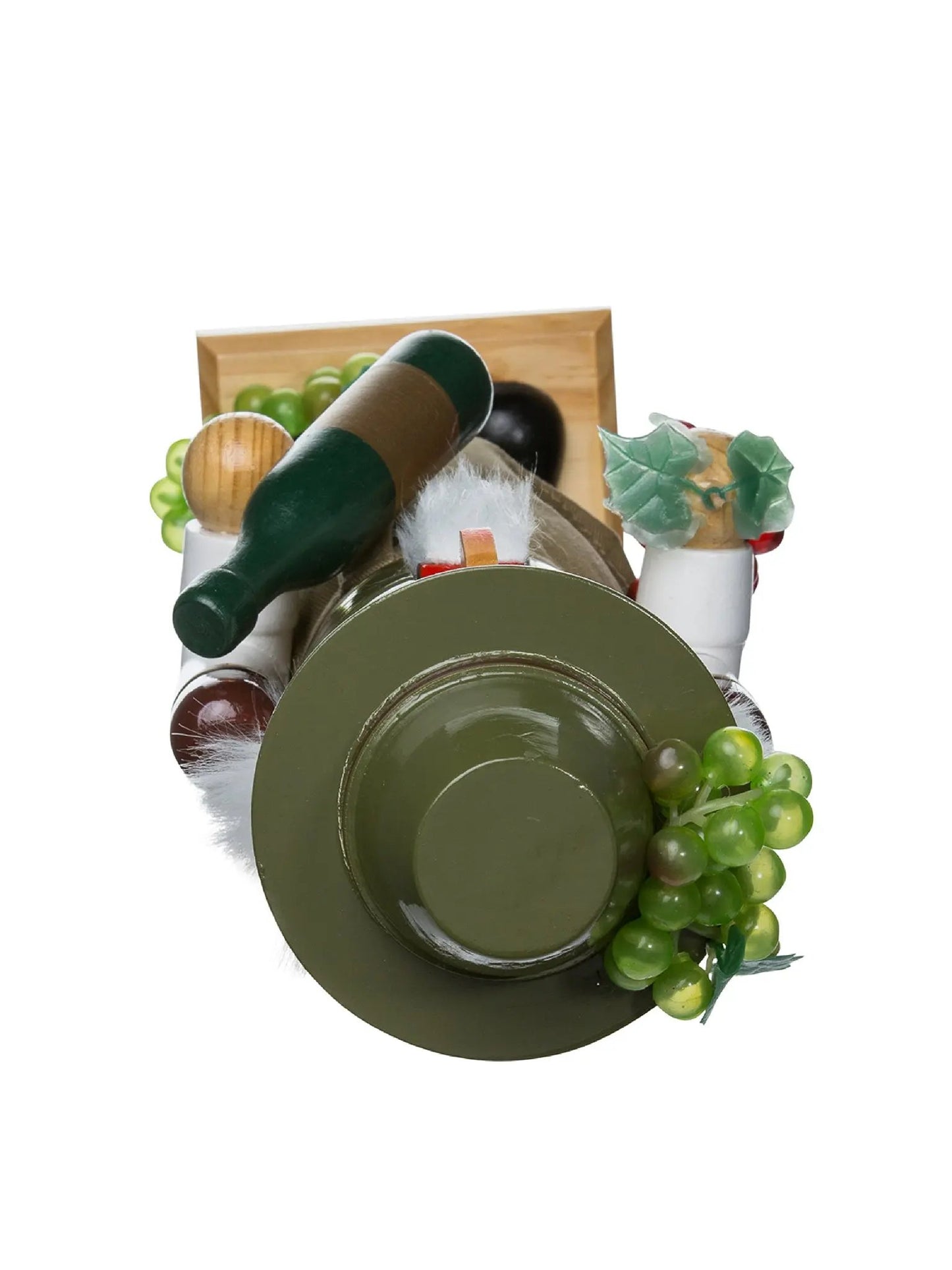 15" Wooden Wine Grower Nutcracker