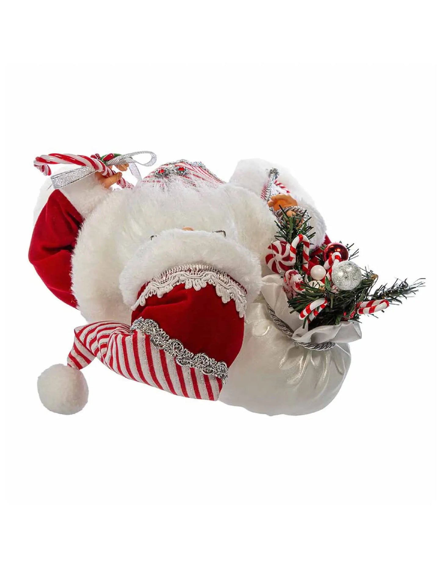 17.5" Kringle Klaus Peppermint Santa