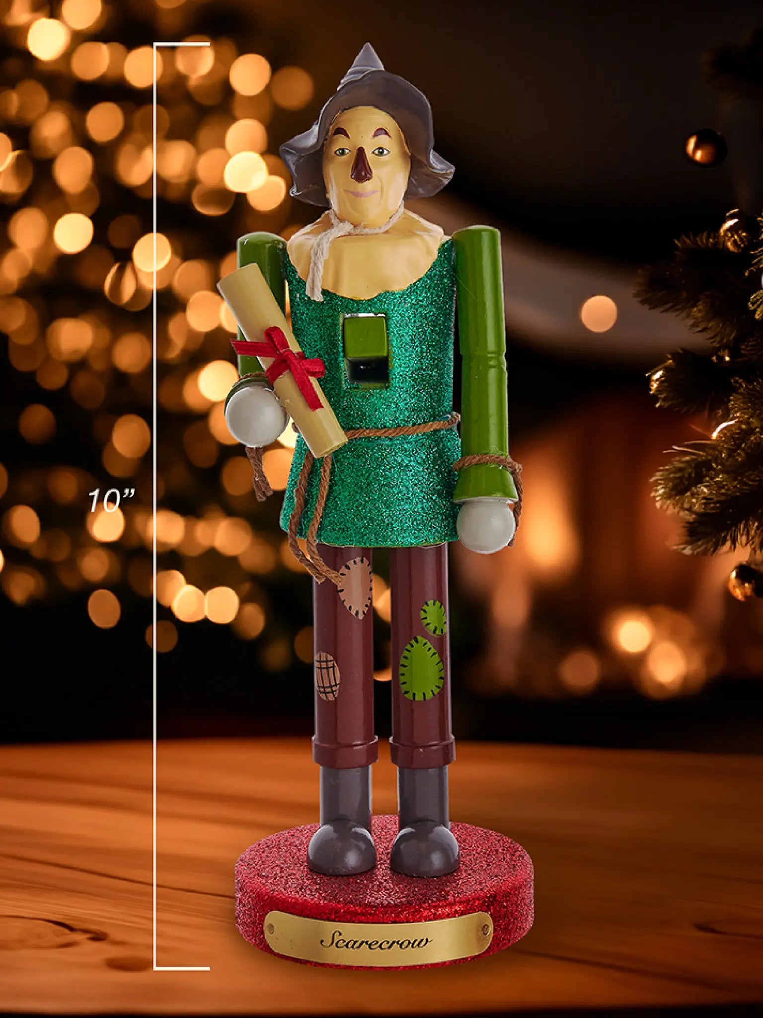 10" Scarecrow Nutcracker