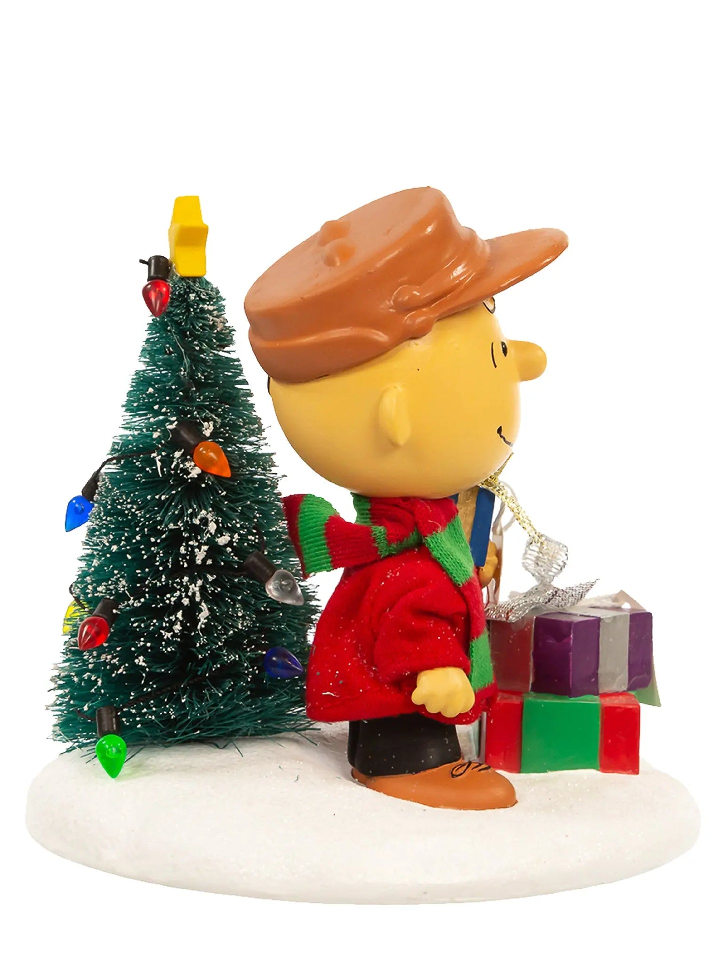 4.5" Fabriche Charlie Brown With Tree