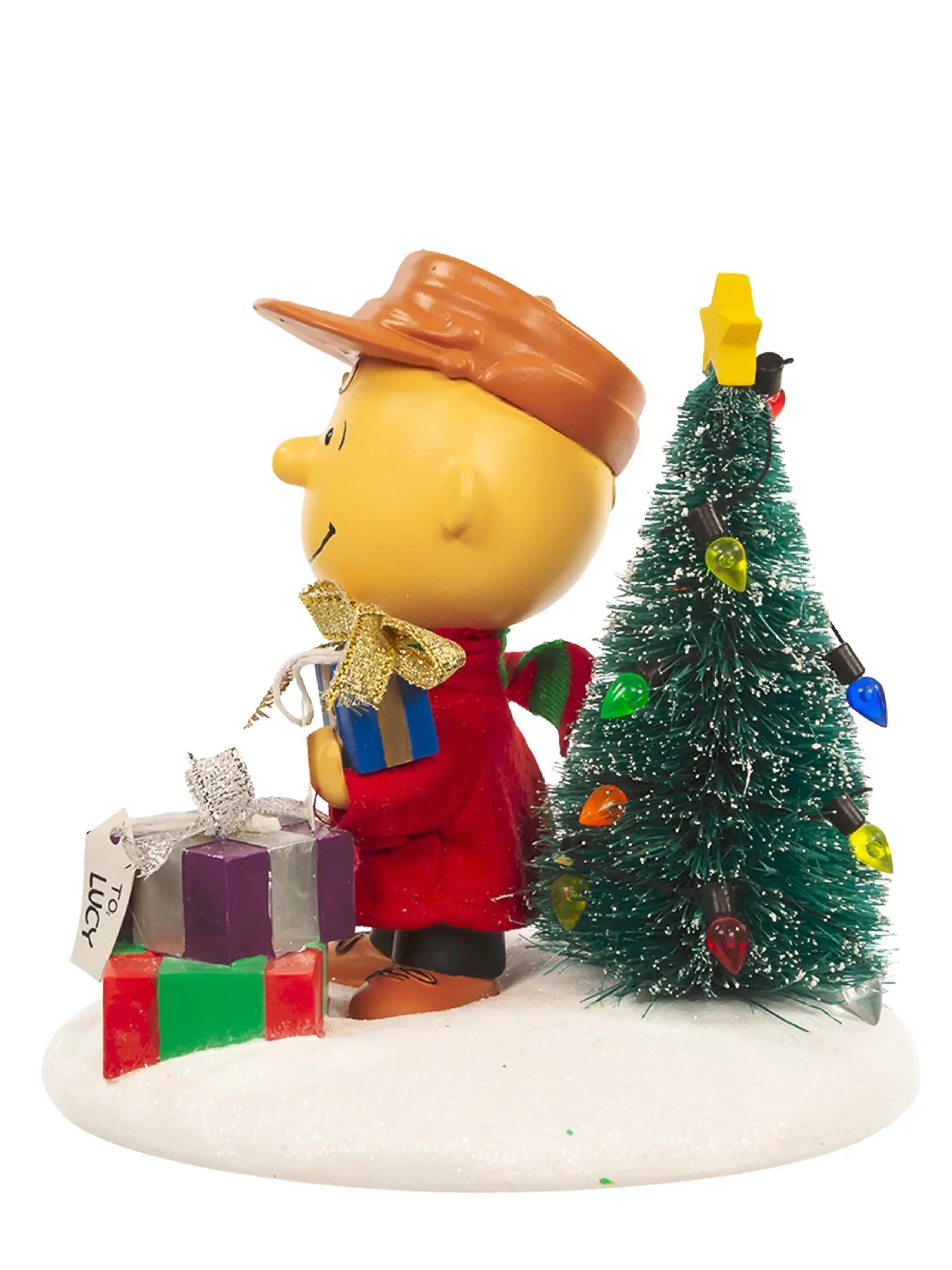 4.5" Fabriche Charlie Brown With Tree